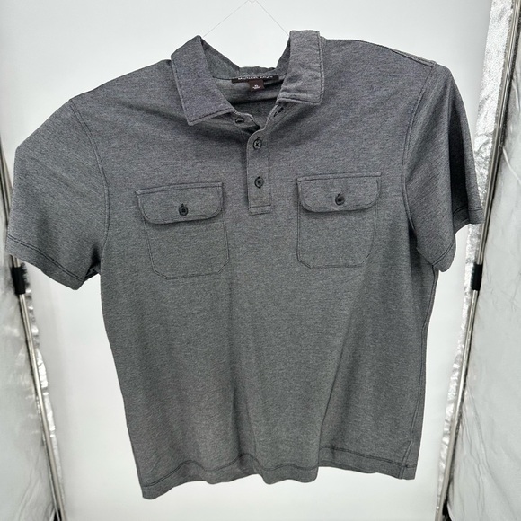 Michael Kors Other - Michael Kors Men's Short-Sleeve Polo in Charcoal Gray